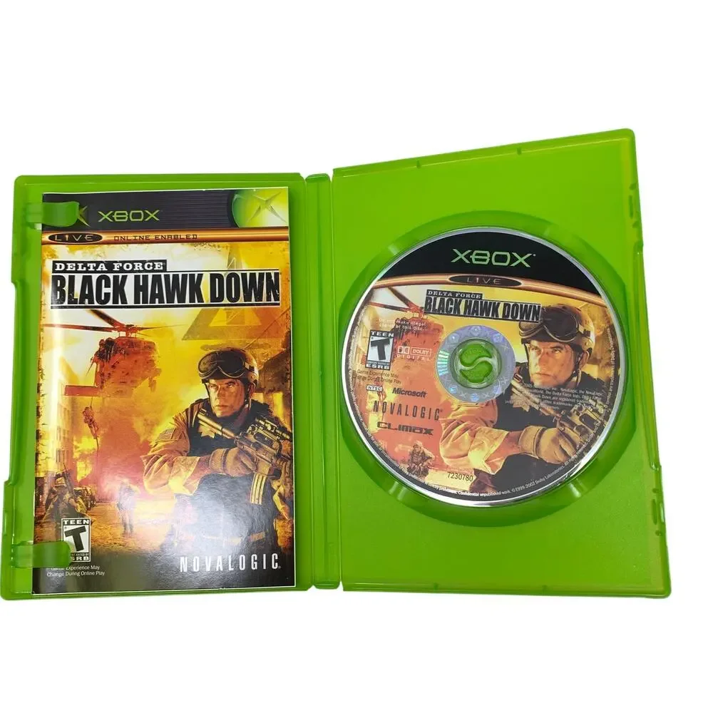 Delta Force Black Hawk Down Original Xbox Complete Tested Video Game